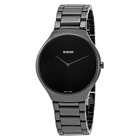 Rado True Thinline Black Ceramic Mens Watch R27741182