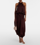 Zimmermann Luna halterneck silk top