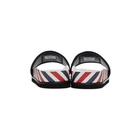 Thom Browne Navy 4-Bar Pool Slides