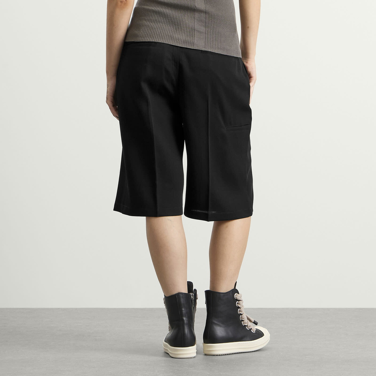 Rick Owens Women's Tailored Work Shorts in Black