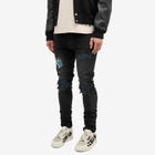 AMIRI Men's MX1 CNY Dragon Jeans in Faded Black