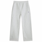 Champion Men's Classic Straight Hem Sweat Pants in Grey Marl
