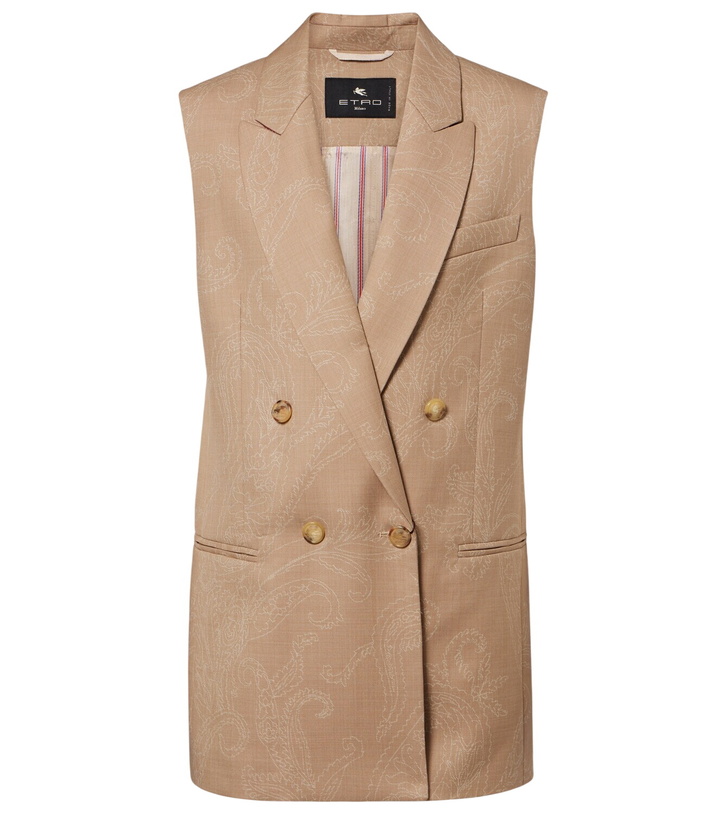 Photo: Etro Wool jacquard vest