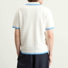 Casablanca Men's Boucle Polo in White