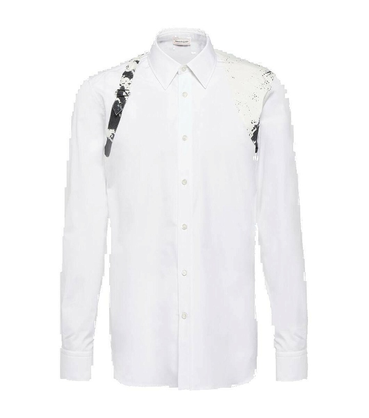 Photo: Alexander McQueen Fold Harness cotton poplin shirt