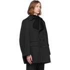 Maison Margiela Black Milano Jersey Peacoat