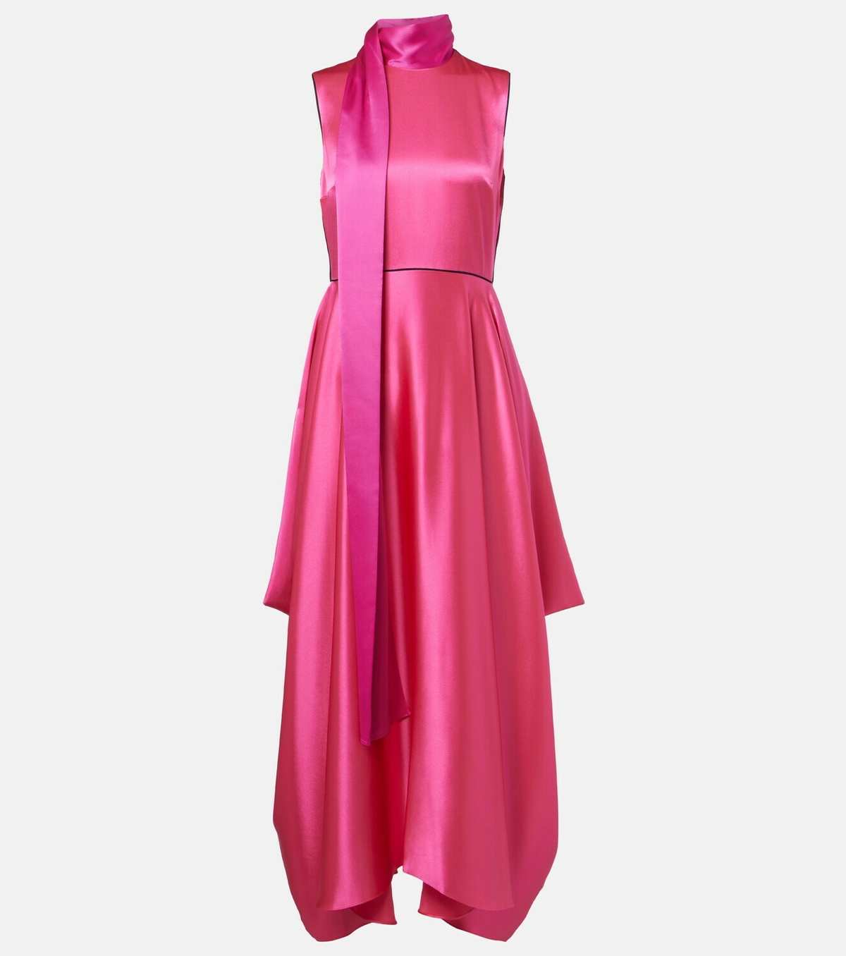 Roksanda Aela scarf-detail satin gown