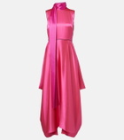 Roksanda Aela scarf-detail satin gown