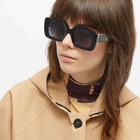 Burberry Eyewear Women's Burberry Delilah Sunglasses in Black Check