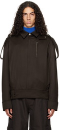 Omar Afridi Brown Battle Dress Jacket
