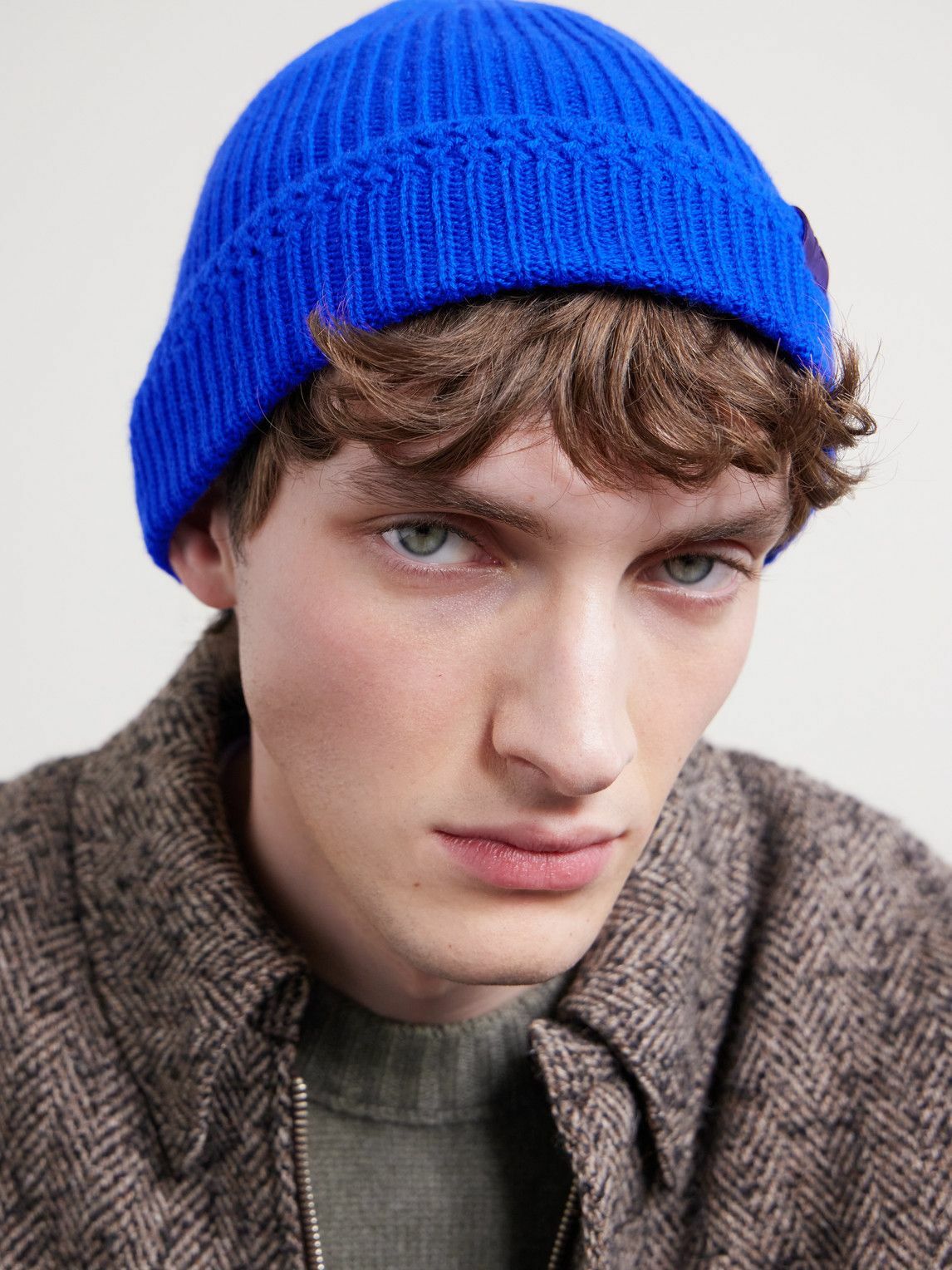 TOM FORD - Ribbed Cashmere Beanie - Blue