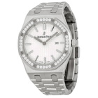 Audemars Piguet Royal Oak Diamond Silver Dial Stainless Steel Ladies Watch 67651ST.ZZ.1261ST.01