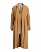 Alessia Santi Womens Overcoat & Trench Coat Camel