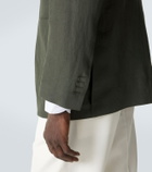 Rubinacci Single-breasted linen blazer