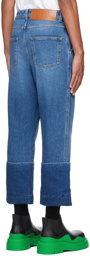 Loewe Blue Denim Fisherman Jeans