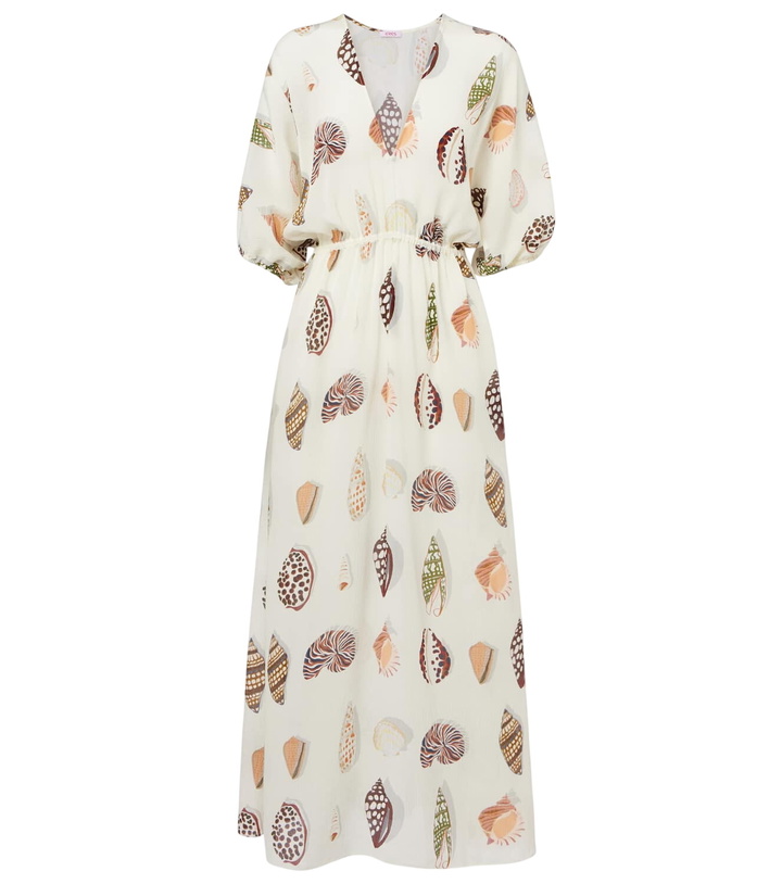 Photo: Eres Coffea printed silk maxi dress