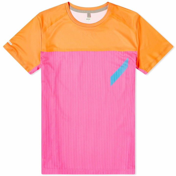 Photo: SOAR Women's Hot Weather T-Shirt in Orange/Pink