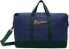 Palmes Blue & Green Logo Duffle Bag