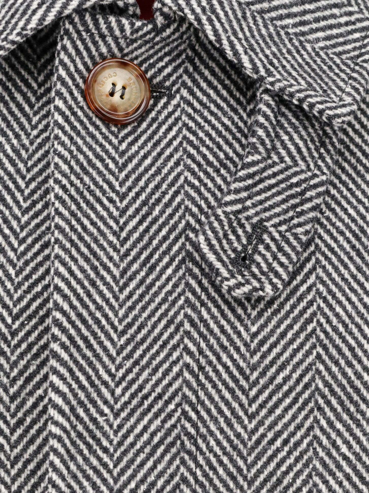 Brunello Cucinelli Coat Grey Mens
