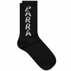 By Parra Men's Hole Logo Socks in Black 