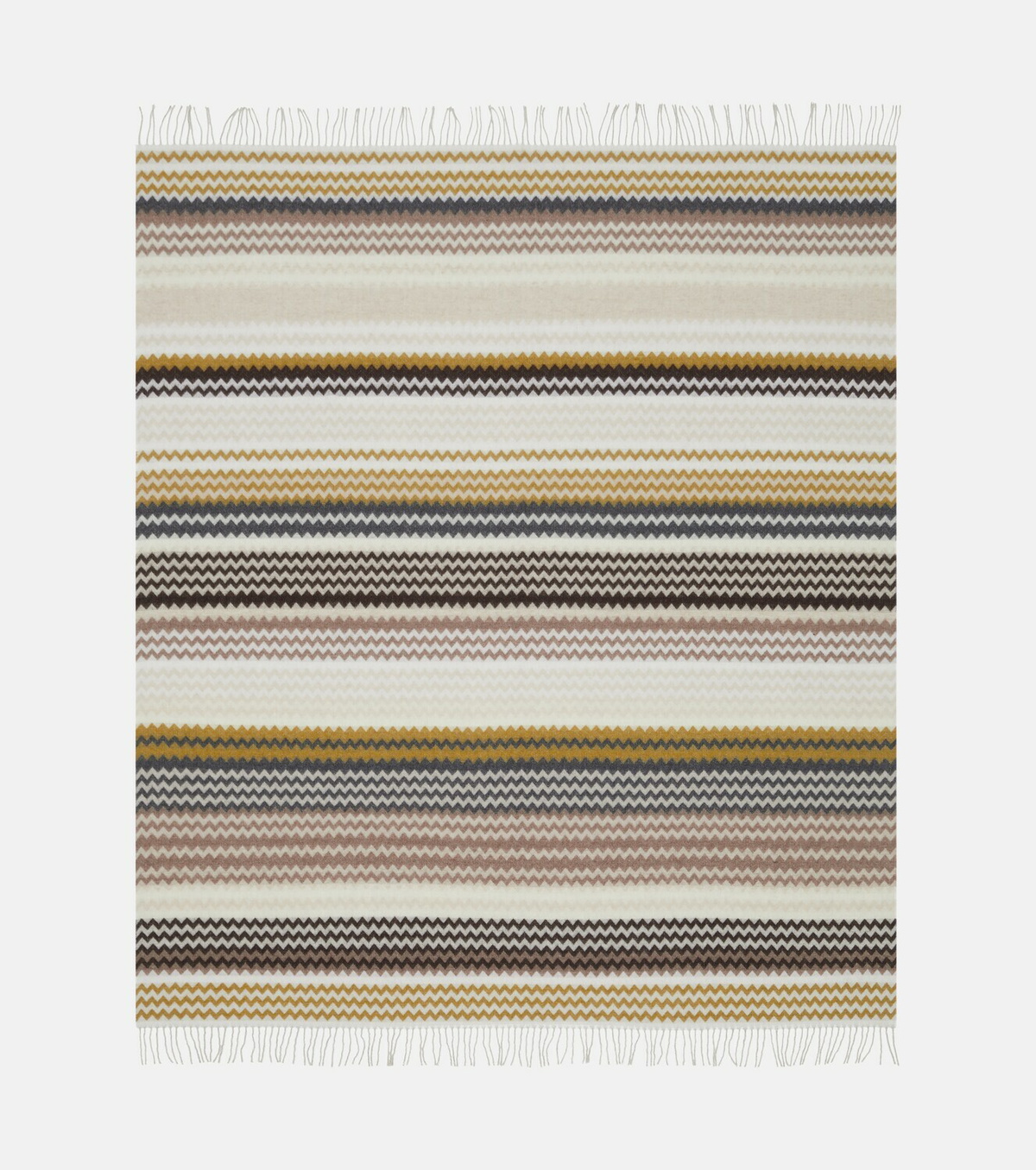 Missoni Humbert fringed wool-blend throw