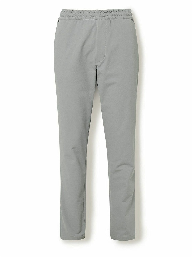 Photo: Outerknown - Apex Slim-Fit Tapered Stretch Recycled-Nylon Trousers - Gray