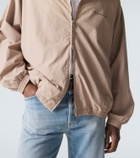 Acne Studios Logo cotton poplin bomber jacket