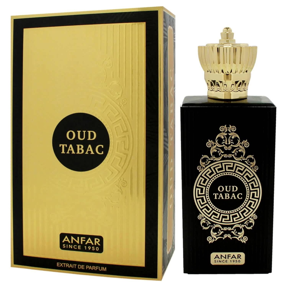 Anfar Mens Oud Tabac Extrait de Parfum Spray 2.4 oz Fragrances 6292257641929