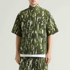 Malbon Men's Pine Inkwash Windshirt in Olive Inkwash