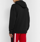 Givenchy - Logo-Emboidered Loopback Cotton-Jersey Hoodie - Black