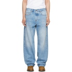 Diesel Blue Relaxed Low Waist 2001 D-Macro Jeans