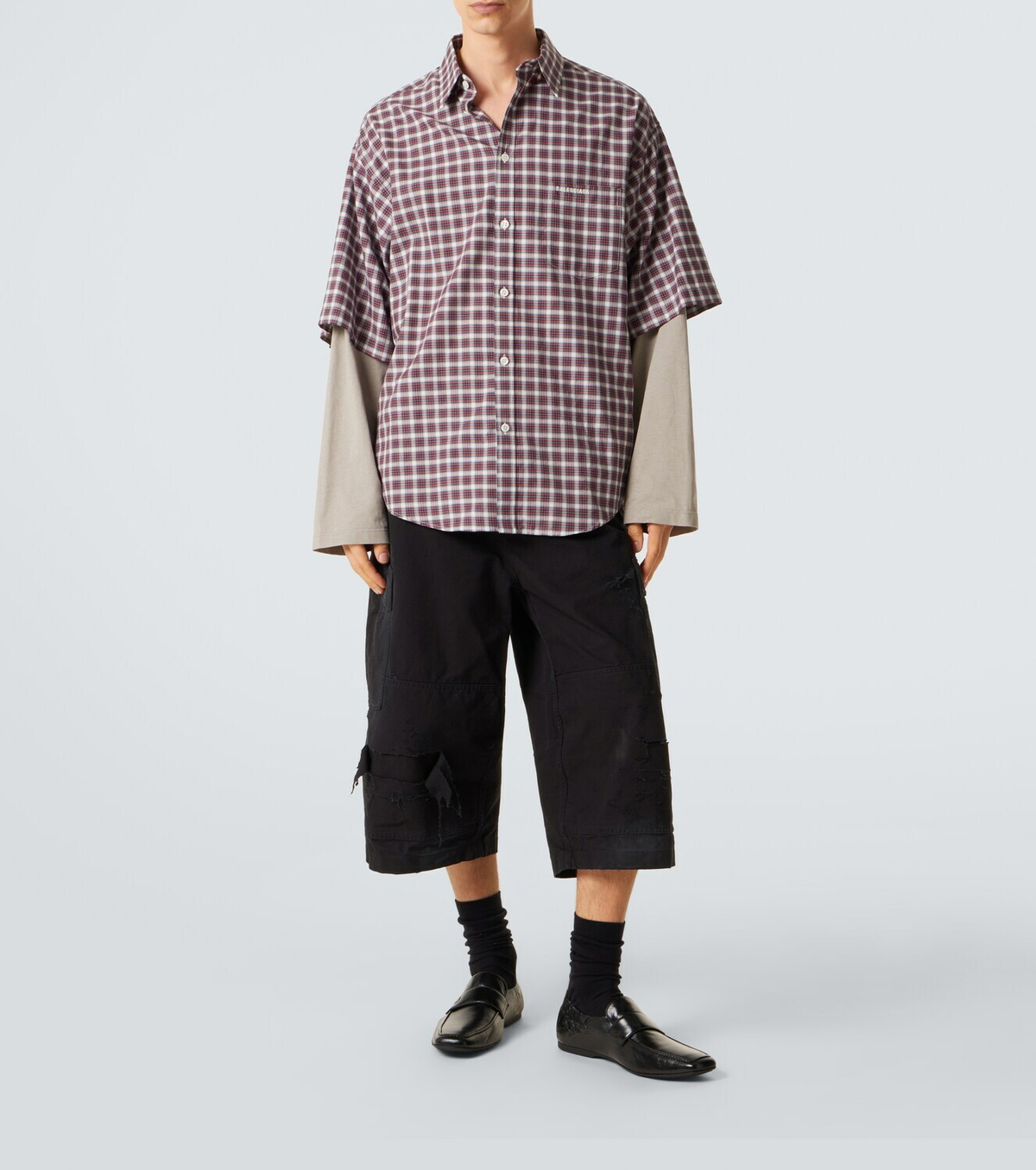 Balenciaga Palermo leather loafers