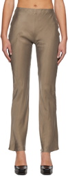 Yuzefi Brown Bias Trousers