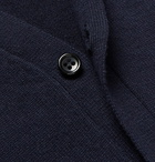 AMI - Merino Wool and Cashmere-Blend Cardigan - Men - Navy