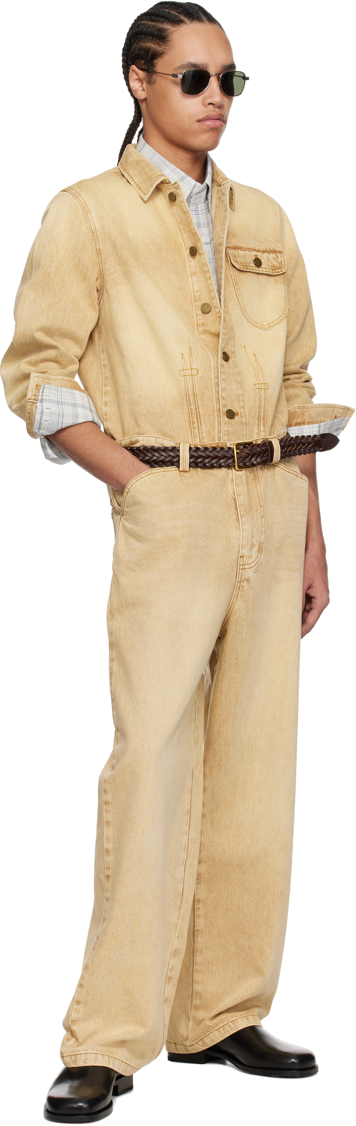 Carter Young Beige Big Ben Jeans