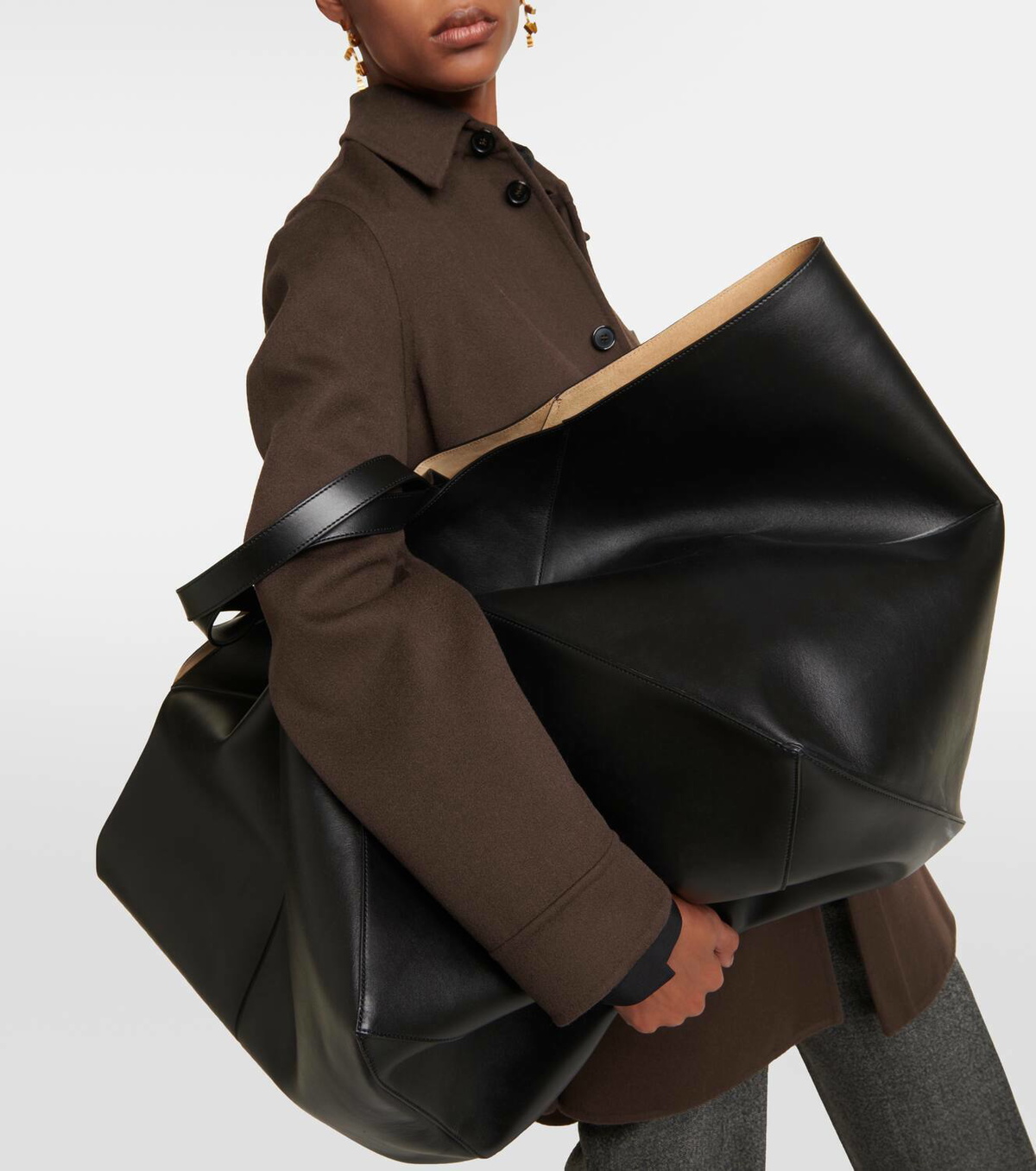 Loewe Puzzle Fold XXL leather tote bag Loewe