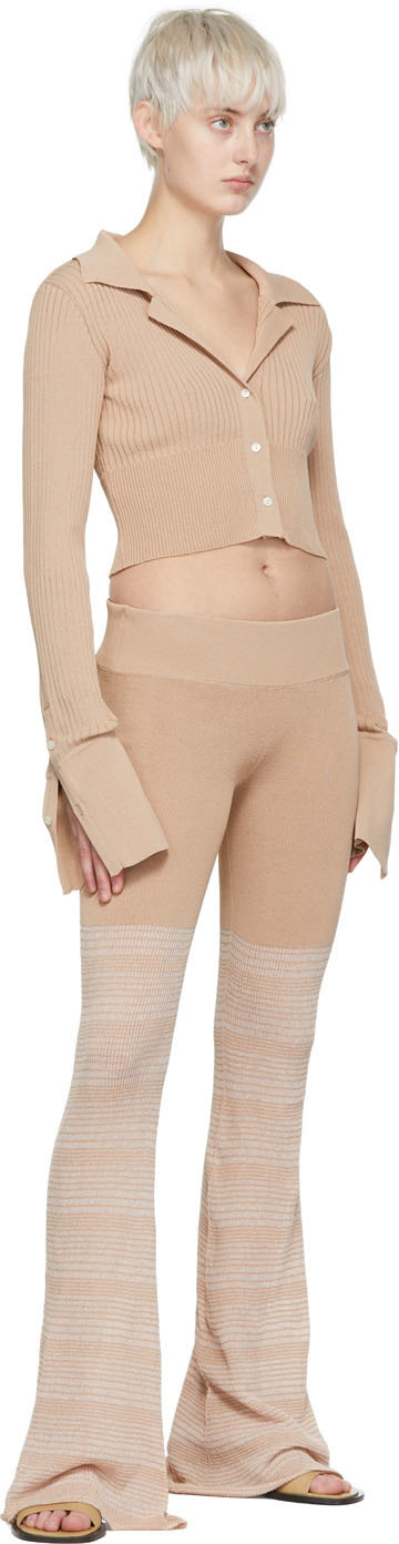 determ; Beige Polyester Cardigan