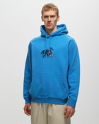 By Parra Anxious Dog Hooded Sweatshirt Blue - Mens - Hoodies