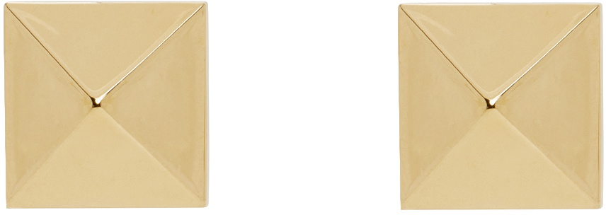 Valentino Garavani Gold Rockstud Earrings