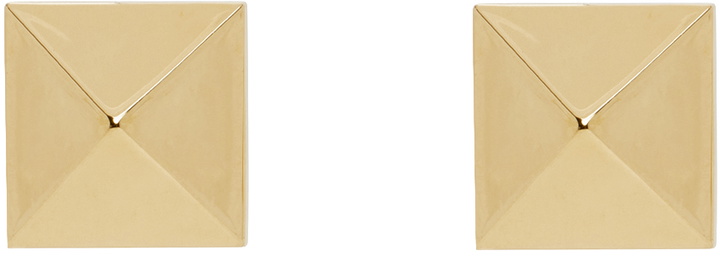 Photo: Valentino Garavani Gold Rockstud Earrings