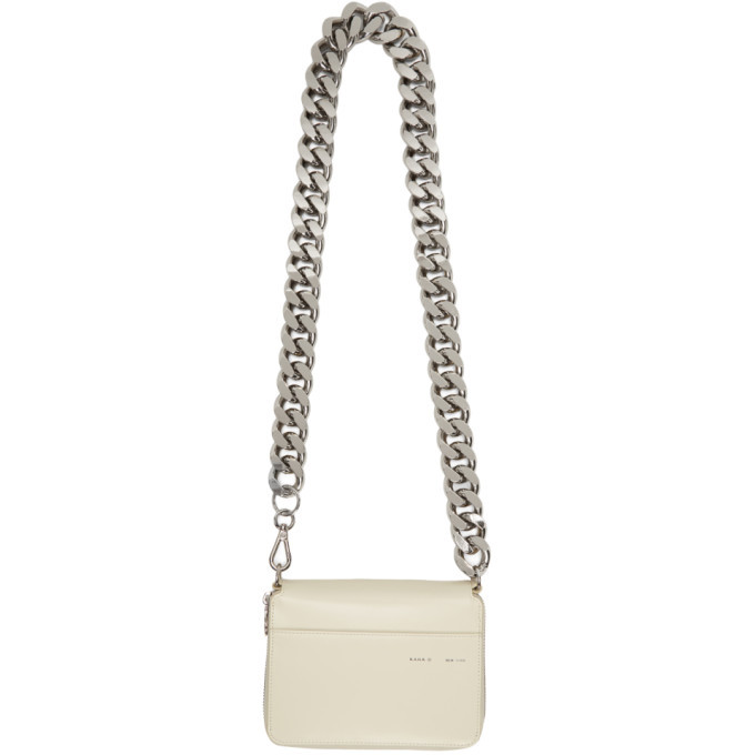 Kara White Large Bike Wallet Bag Kara