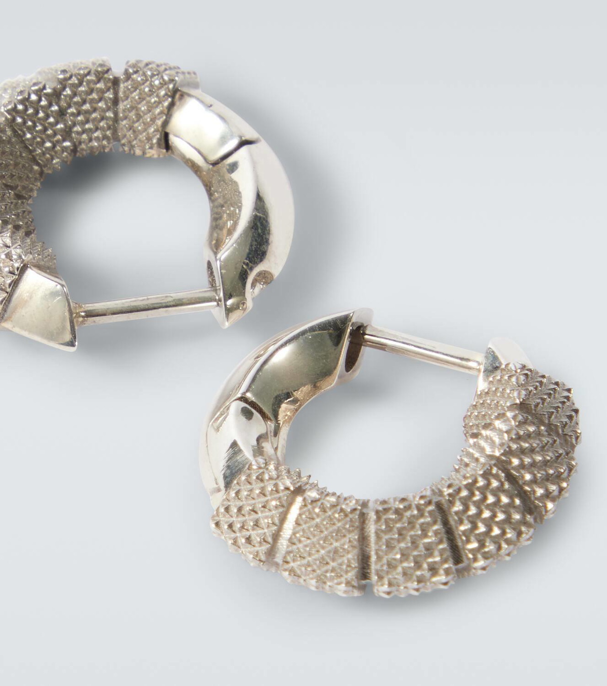 Bottega Veneta Sterling silver hoop earrings