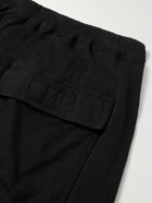 DRKSHDW by Rick Owens - Pods Straight-Leg Cotton-Jersey Drawstring Shorts - Black