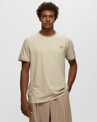 Fred Perry Twin Tipped T Shirt Beige - Mens - Shortsleeves