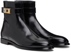 Dolce & Gabbana Black Leather Boots
