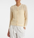 Dôen Nadille pointelle scalloped top