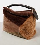 Loewe Puzzle Edge Small shearling shoulder bag