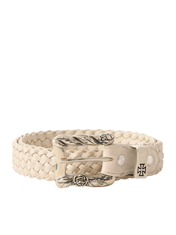 Photo: Enfants Riches Déprimés - 3cm Braided Leather Belt - Neutrals