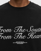 BSTN Brand From the South from the Heart Tee Black Mens Shortsleefe