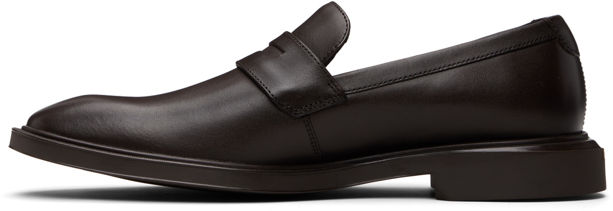 Hugo Brown Penny Trim Loafers